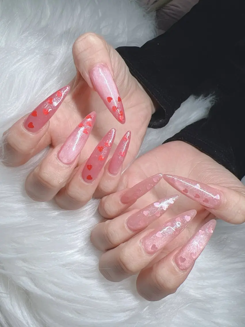 ネイル ハンドネイル Lee Nails チップ長さだし専門店のネイルデザイン