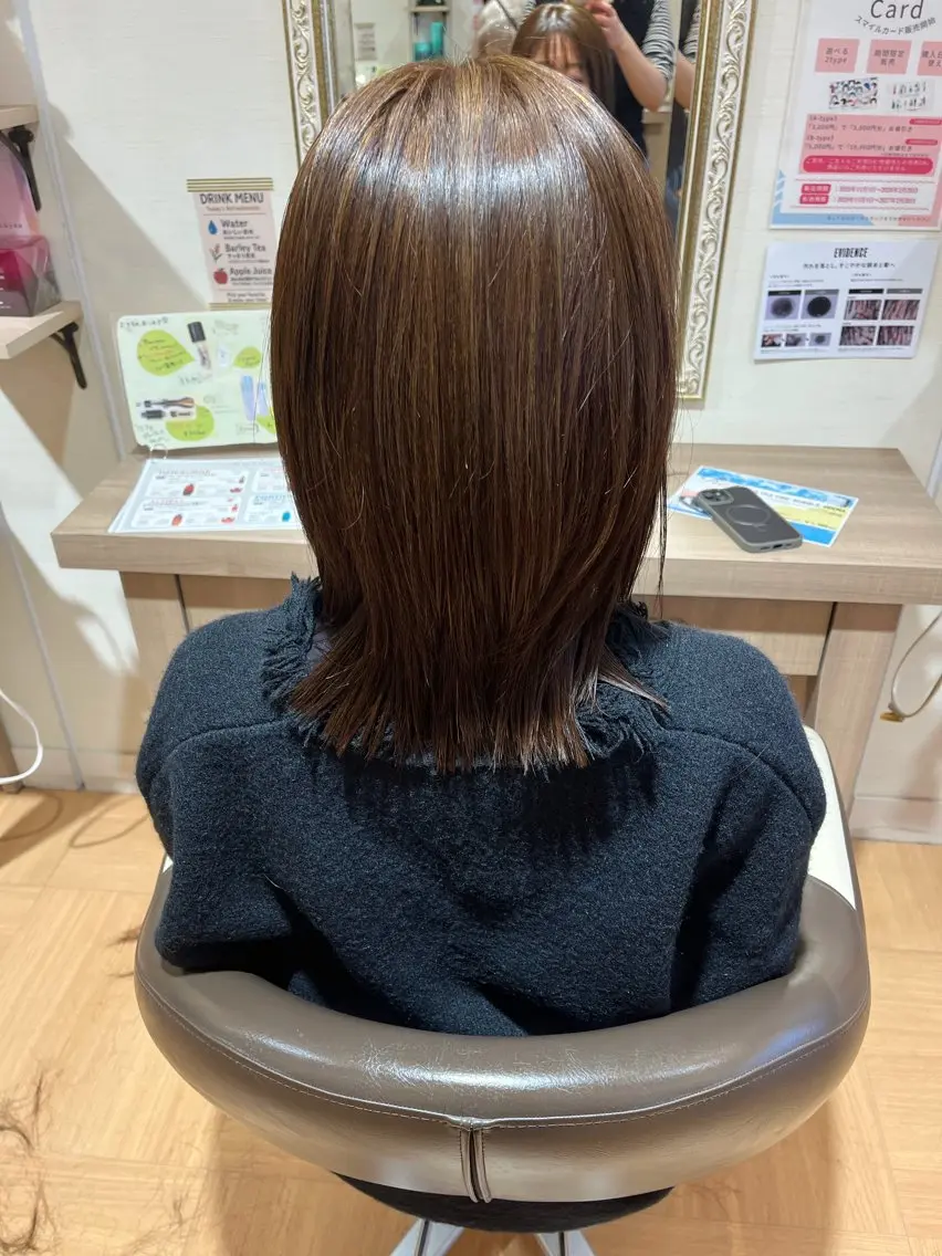ミディアム Ha naのヘアスタイル
