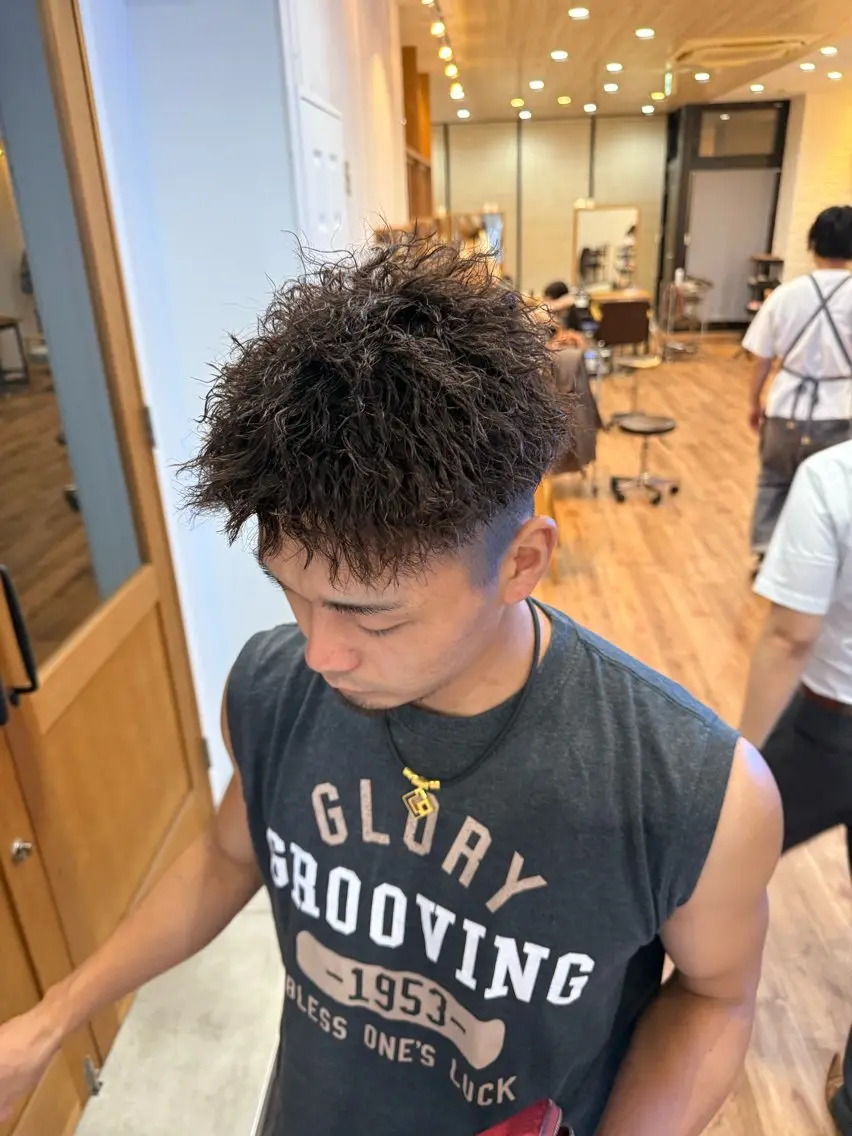 パーマ メンズ カット パーマ ［メンズ特化］神谷 清のヘアスタイル