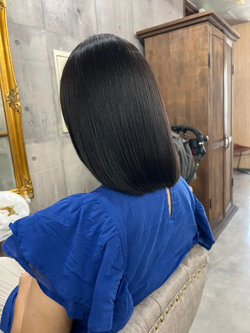 ショート カラー ヘアカラー トリートメント レイヤー/髪質改善 /山永圭介のヘアスタイル