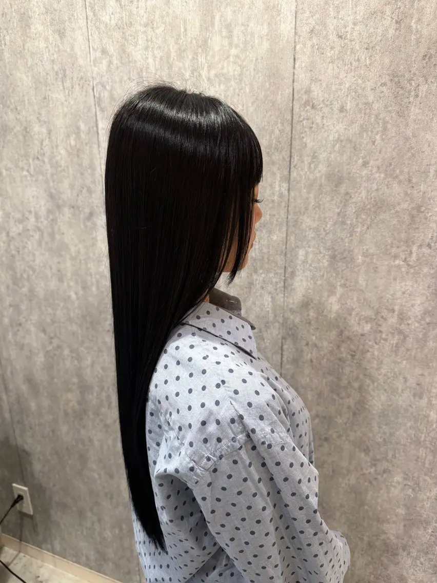 ロング カット ヘアカラー KANAMI/透明感 カラー/髪質改善💫のヘアスタイル