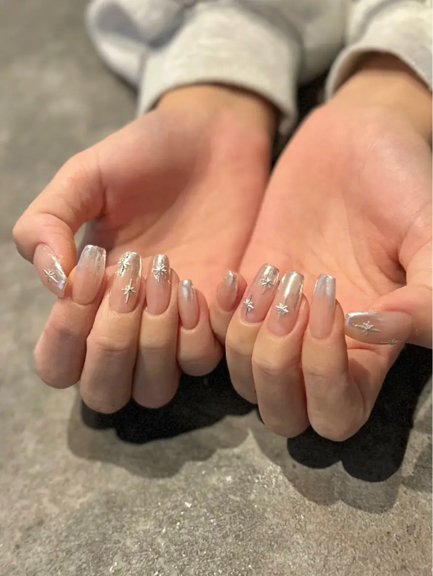 ネイル フラワーネイル 大理石ネイル(マーブル) ニュアンスネイル シンプルネイル nail salon amanoのネイルデザイン