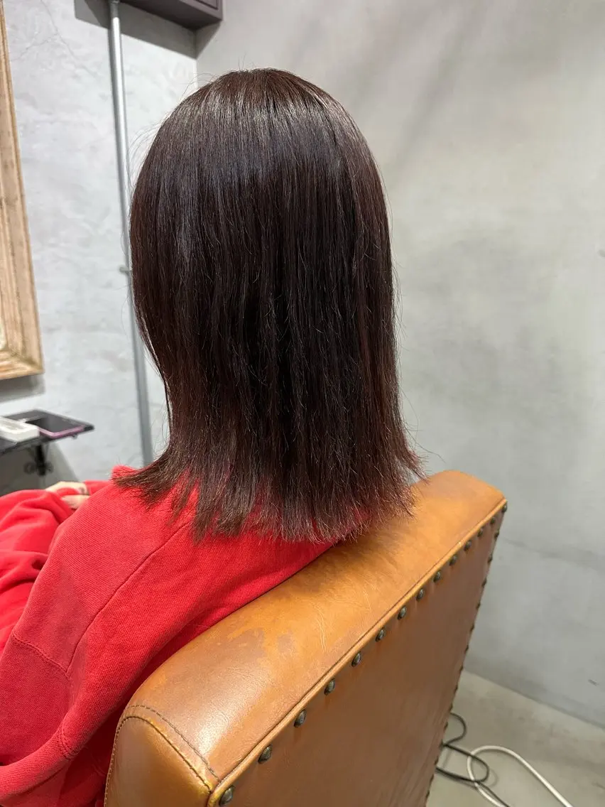 ミディアム カラー カット 縮毛矯正 goen/ カミムラシュウヘイのヘアスタイル