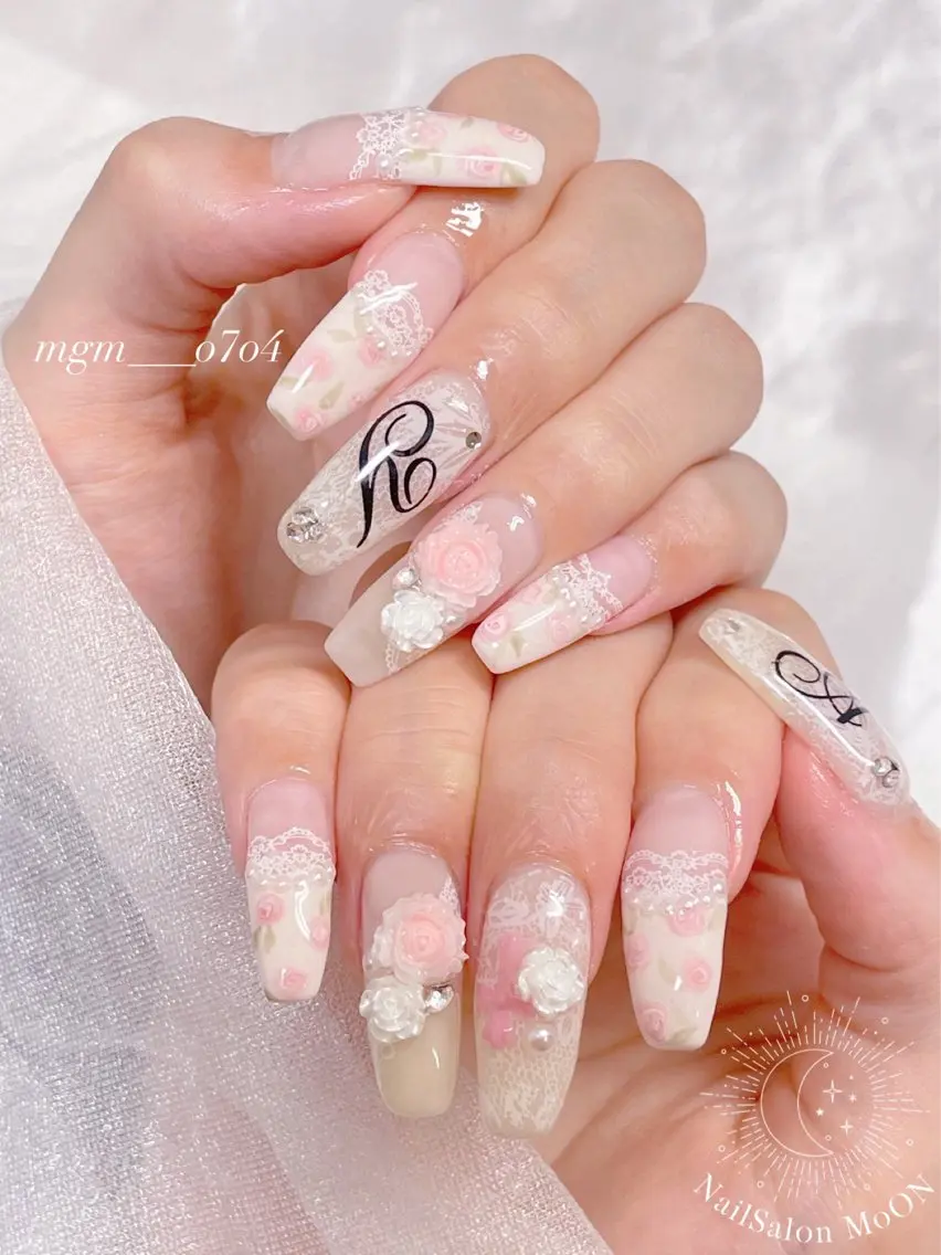 ハンドネイル ハンドケア MoON...❤︎ MeGuのネイルデザイン