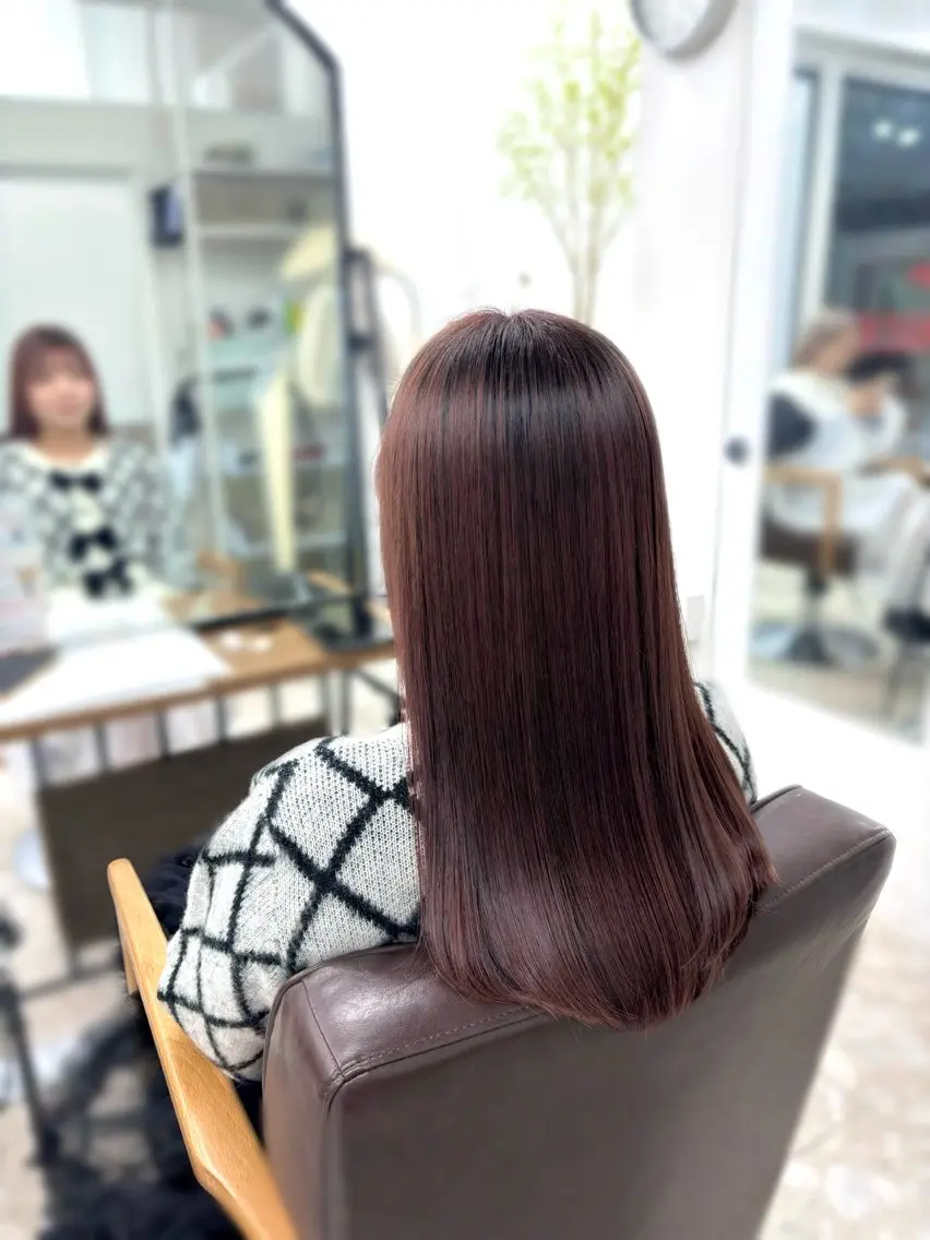 ロング カラー カット ヘアカラー 縮毛矯正 🧸髪質改善特化 金澤 彩香🎀のヘアスタイル