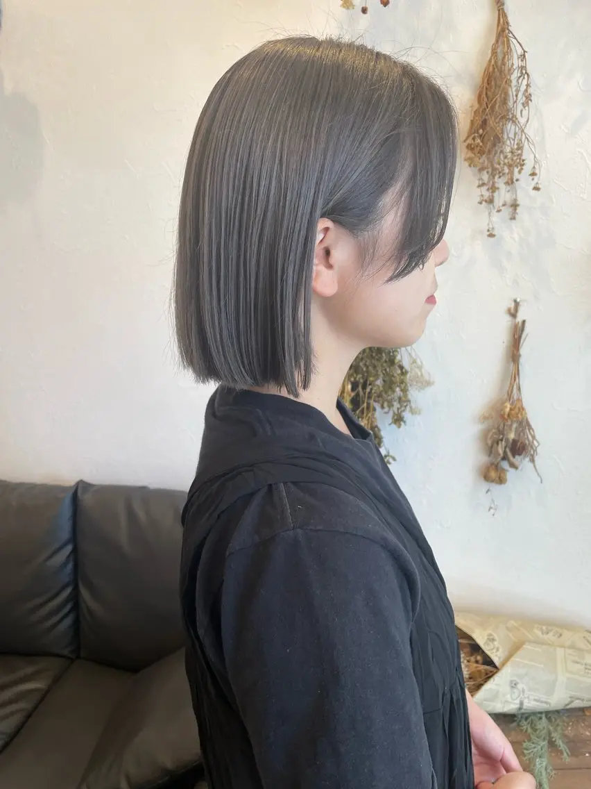 カラー ブリーチ グレージュ シルバー シルバーグレージュ ヘアカラー m ā l o.🌷 サカモトマイコのヘアスタイル