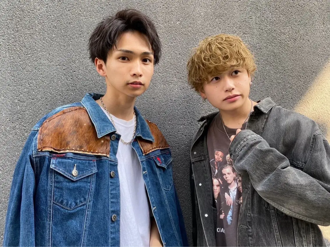 ショート カラー メンズ カット ヘアカラー トリートメント 藍斗｜メンズ縮毛・ ブリーチのヘアスタイル