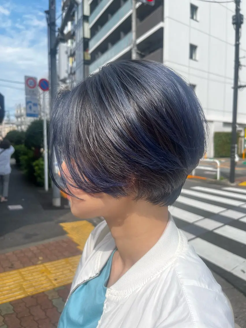ショート カラー ヘアカラー トリートメント 🫧透明感カラー🫧 マヤのヘアスタイル