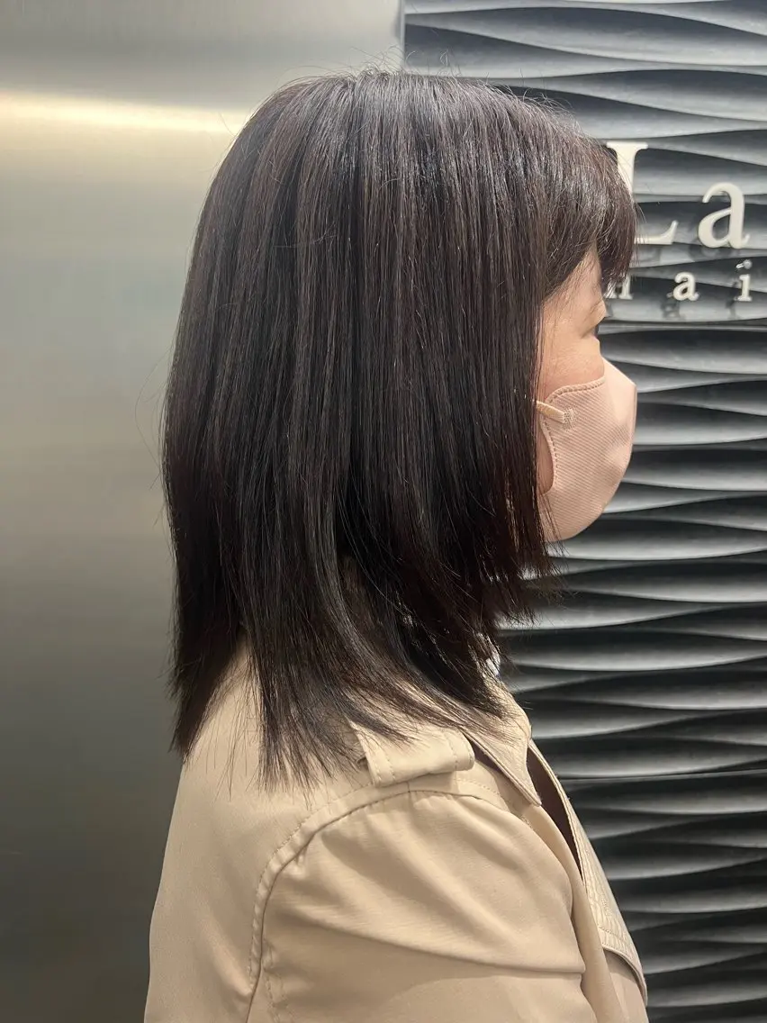 🩵カット+白髪染め+ベーストリートメント🩵の写真