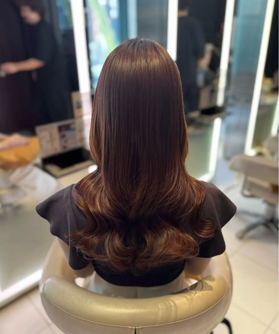 ロング カラー トリートメント ヘッドスパ 🤍たむら みなみ 銀座🤍のヘアスタイル