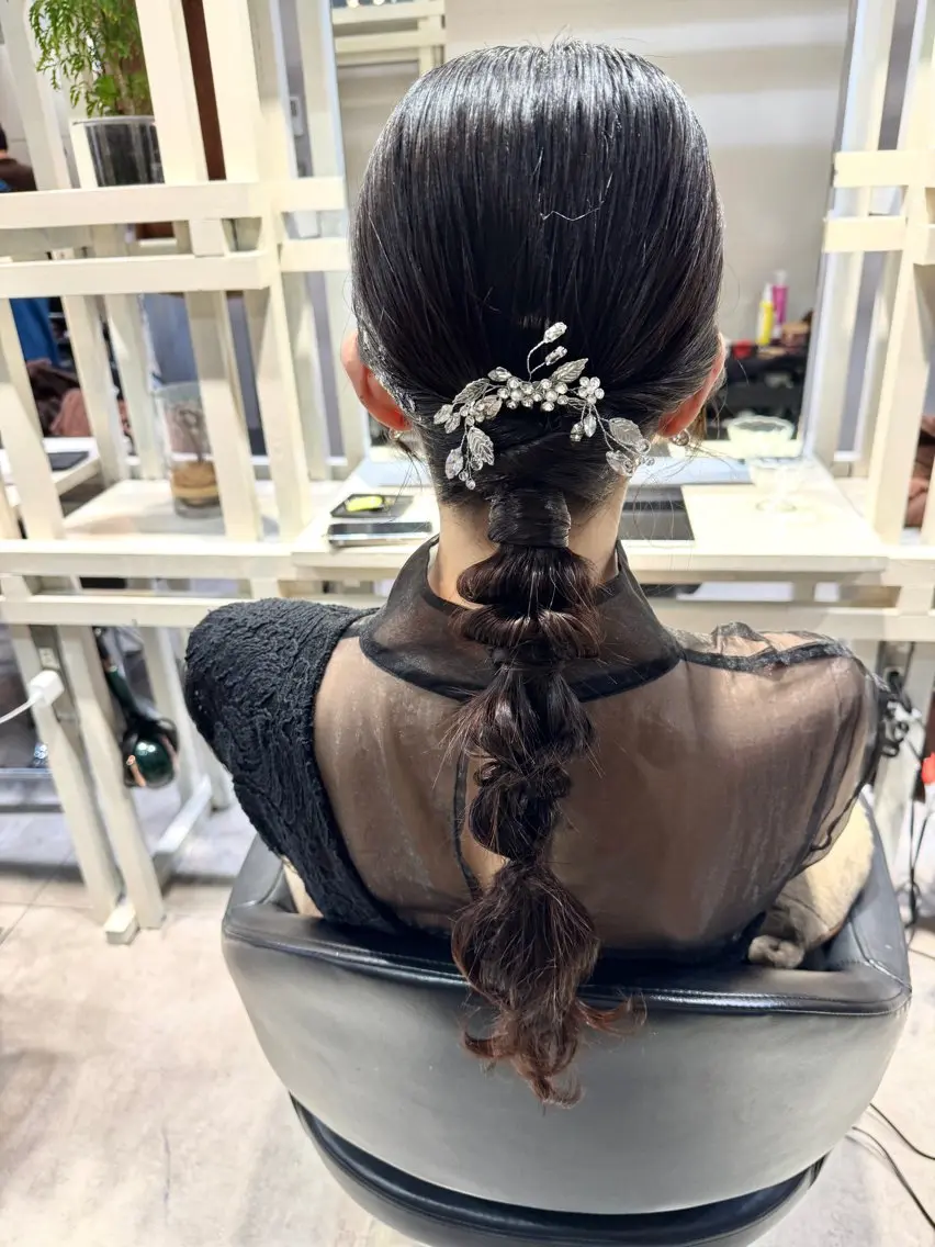 ロング ヘアアレンジ ヘアセット 似合う髪型が 分からない方へのヘアスタイル