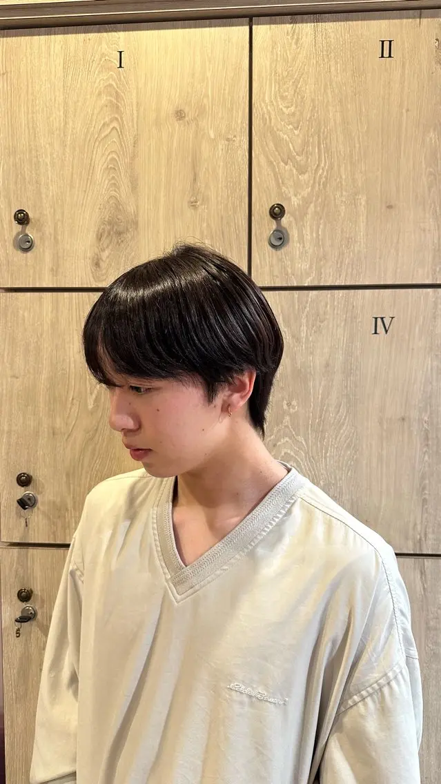 カラー メンズ 柔らかいbeige ￤韓国￤🩰マユ🩰のヘアスタイル