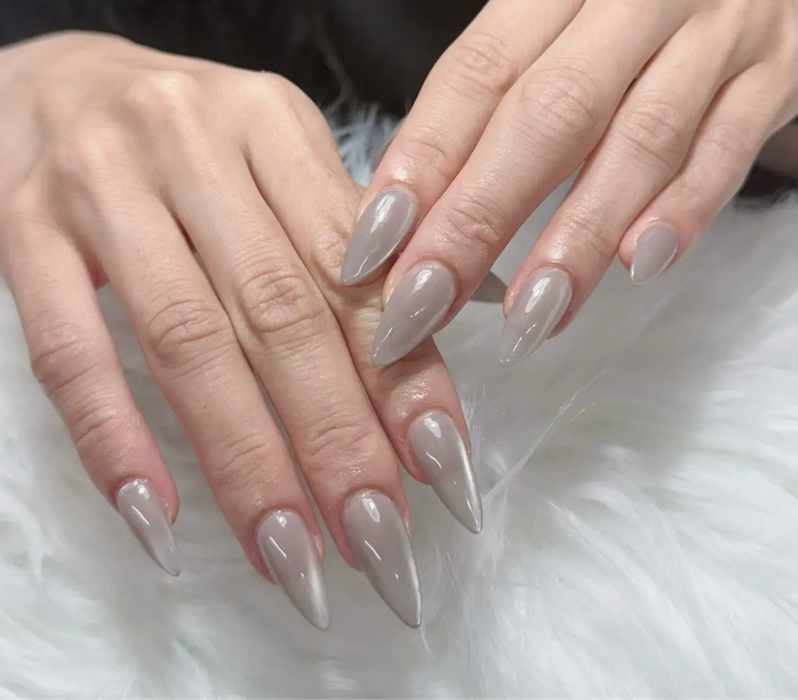 ネイル アートネイル フレンチネイル ジェルネイル 韓国ネイル マグネットネイル ハンドネイル Lenie Nail Okuboのネイルデザイン