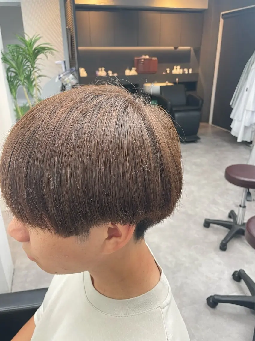 カラー トリートメント メンズパーマ北千住 学生人気No.1登坂のヘアスタイル