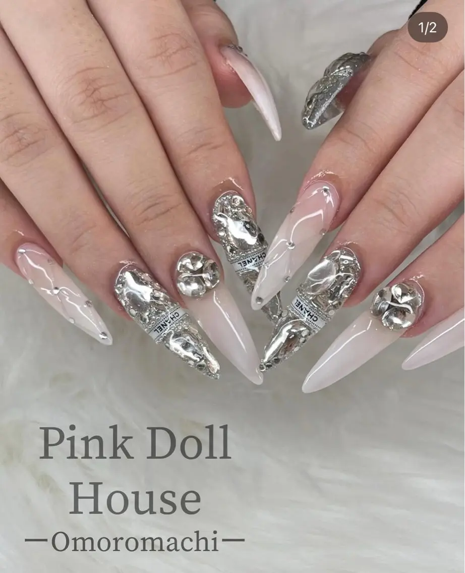 ロング Pink Doll House天久店のネイルデザイン