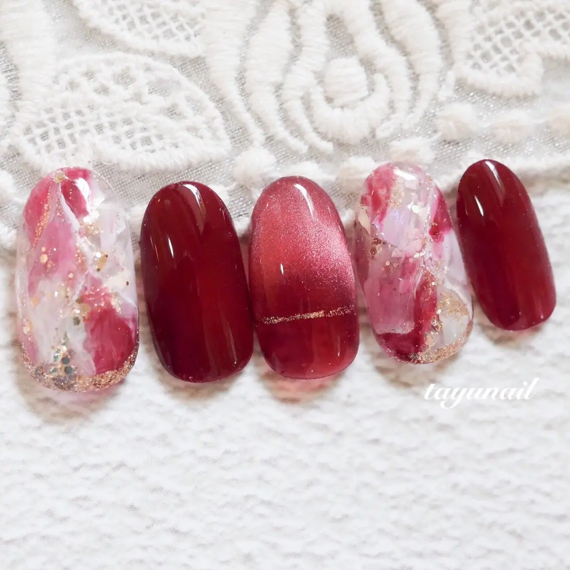 ネイル アートネイル ジェルネイル パラジェル ネイルサロン 【たゆnail】のネイルデザイン