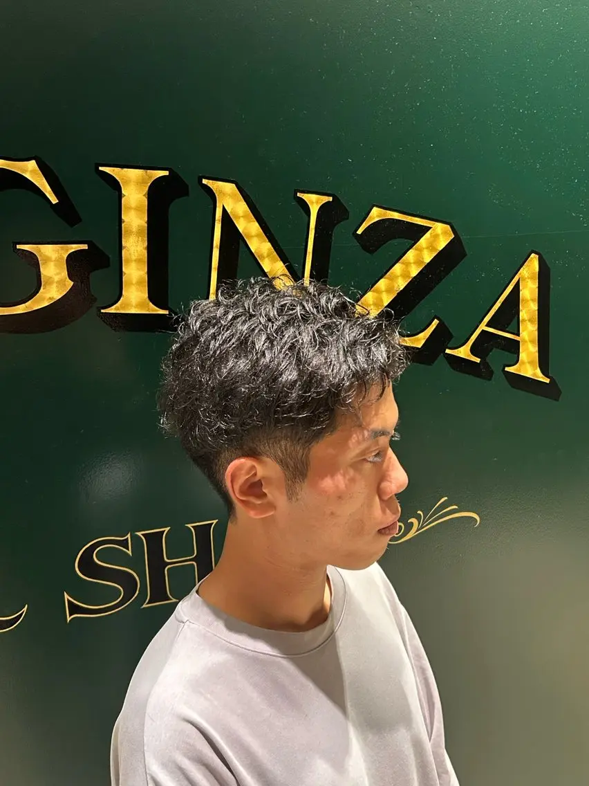 メンズ ヒロ銀座牛山 友晴のヘアスタイル