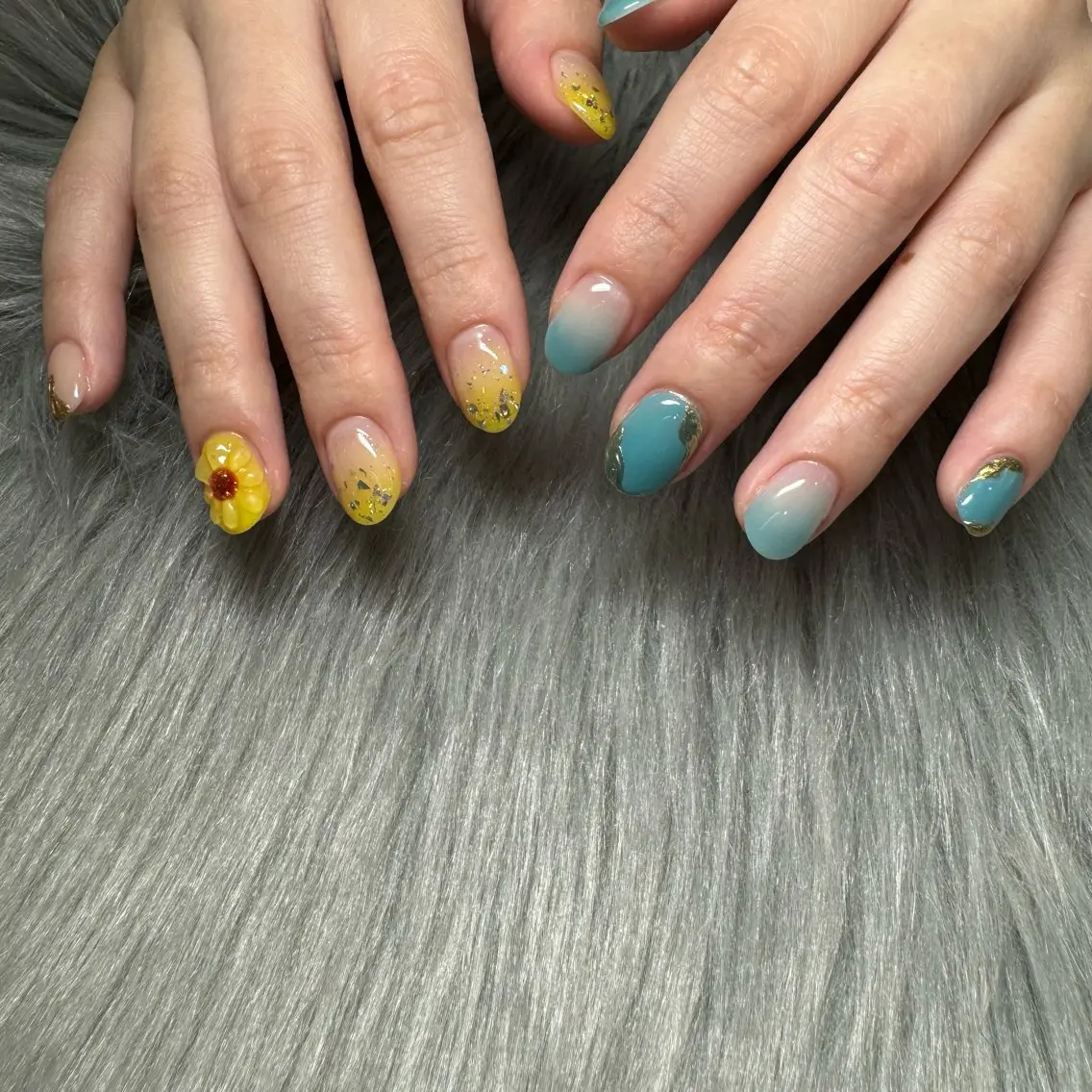 ネイル アートネイル グラデーション y's beauty 京橋店のネイルデザイン