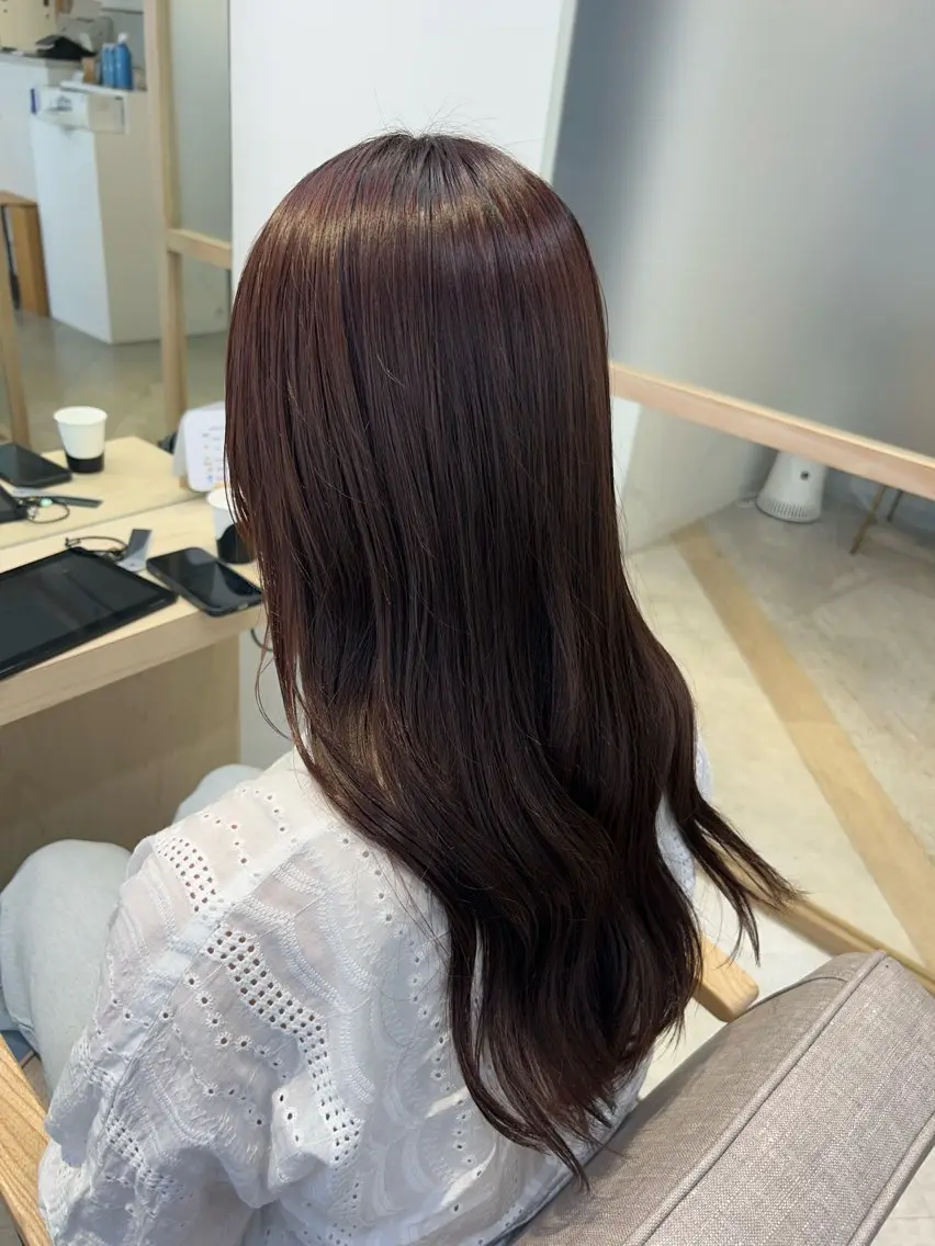 セミロング ピンクブラウン 🍀秋山 桃子🍀のヘアスタイル