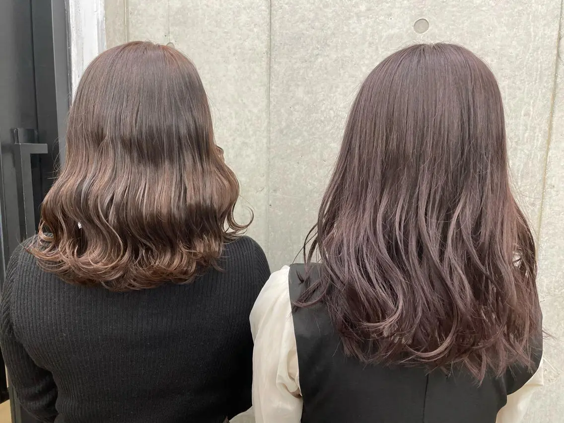 ロング カラー ヘアカラー トリートメント すぐ巻ける縮毛矯正 🍀勝倉　麗のヘアスタイル