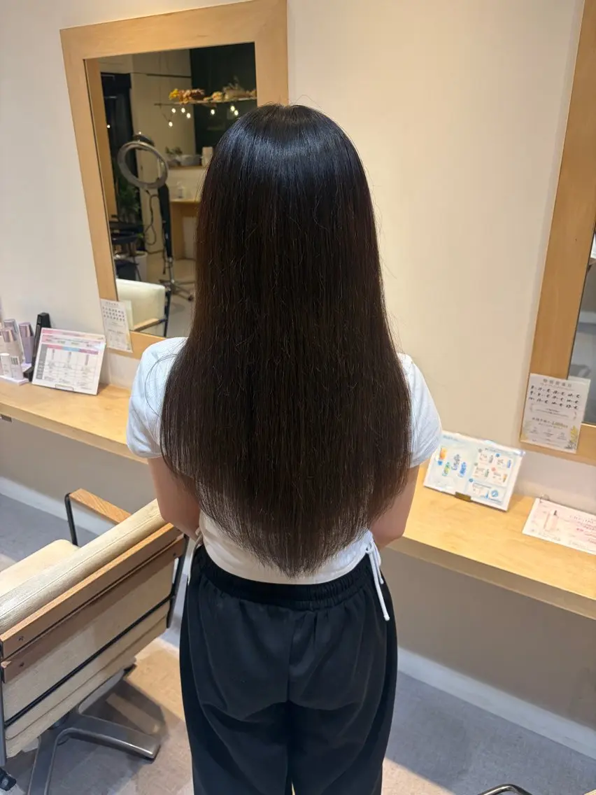 ロング レディースカット モデル募集中/田中楓のヘアスタイル