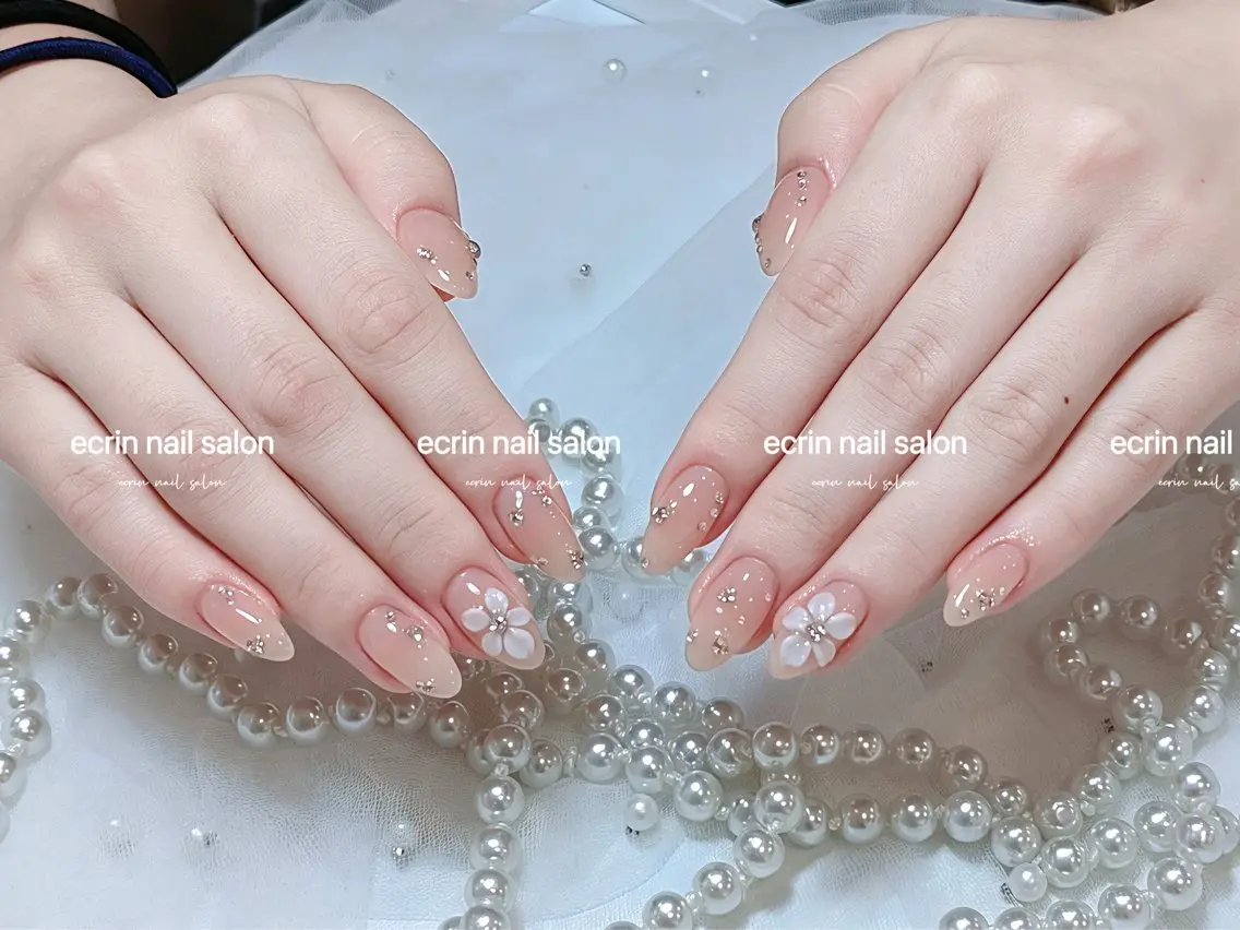 ネイル ジェルネイル 韓国ネイル マグネットネイル 持ち込み ソフトジェル ハンドネイル ハンドケア ecrin nail 錦糸町(るい)のネイルデザイン