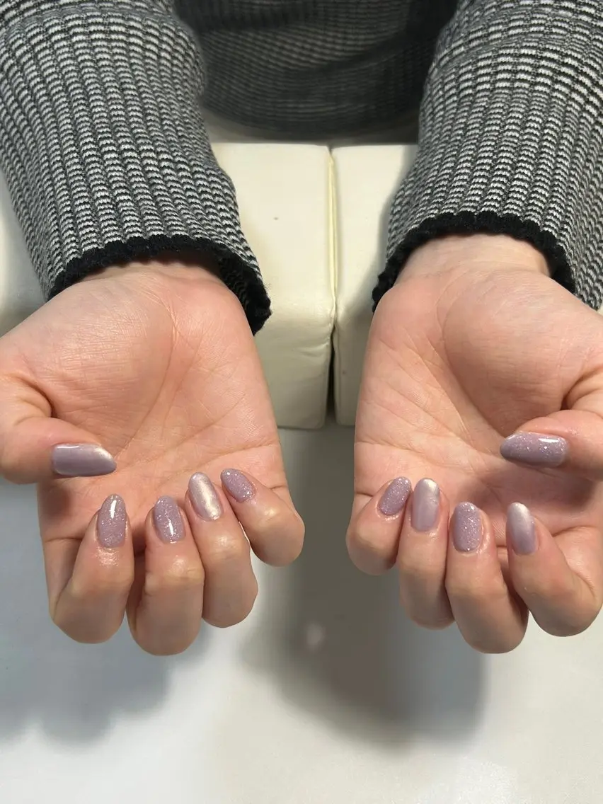 ネイル ラメ(グリッター) yui♡ nailmor.のネイルデザイン