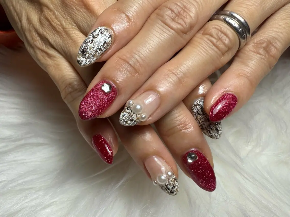 セミロング shandy nailのネイルデザイン