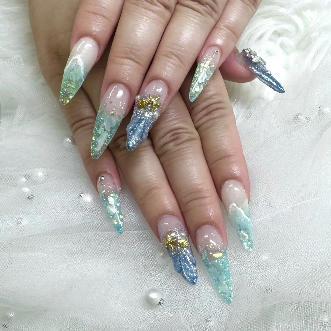 ネイル スカルプネイル AOI💅🏾 LUCAS 千葉のネイルデザイン