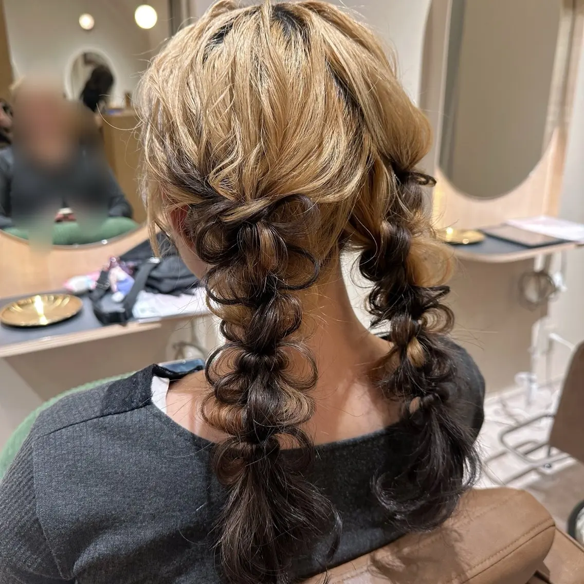 ロング ヘアアレンジ ヘアセット 高橋 那美のヘアスタイル