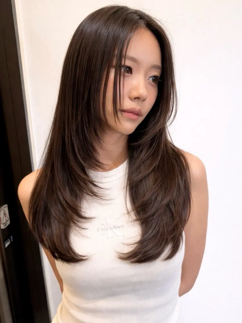 ロング ATHENA天神大名 渡邉李凰のヘアスタイル