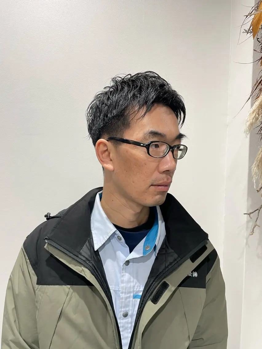 メンズ カット ボブモデル募集/ 青木亮太郎のヘアスタイル