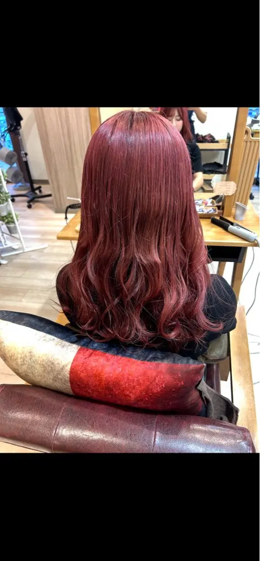 ロング カラー ヘアカラー 池田 千加のヘアスタイル