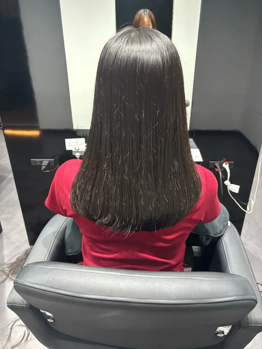 ロング 福島 菜摘のヘアスタイル