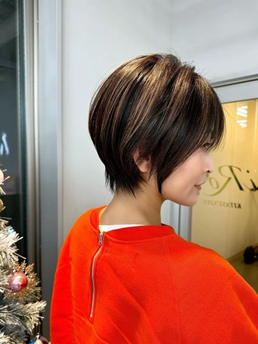 ショート 巻ける縮毛矯正/ 堺 健人のヘアスタイル