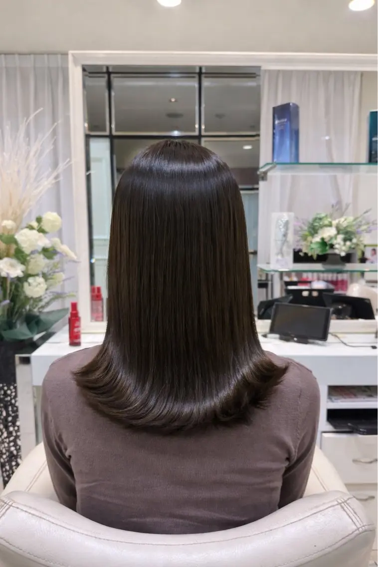 【ロング限定💐】【レディース限定👩】カット+超音波トリートメントの写真
