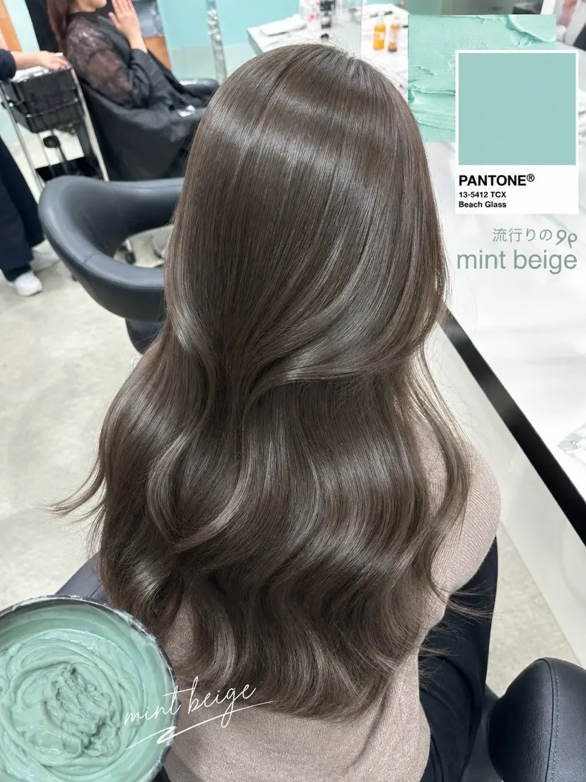 ロング ヘアカラー 透明感カラー/ ダブルカラー/あすまのヘアスタイル