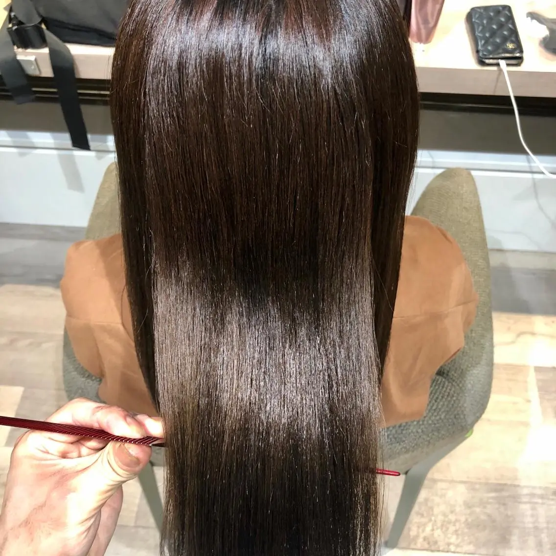 ロング 小顔カット トリートメント 酸熱トリートメント CYNTHIADUE 店長| IRISUのヘアスタイル
