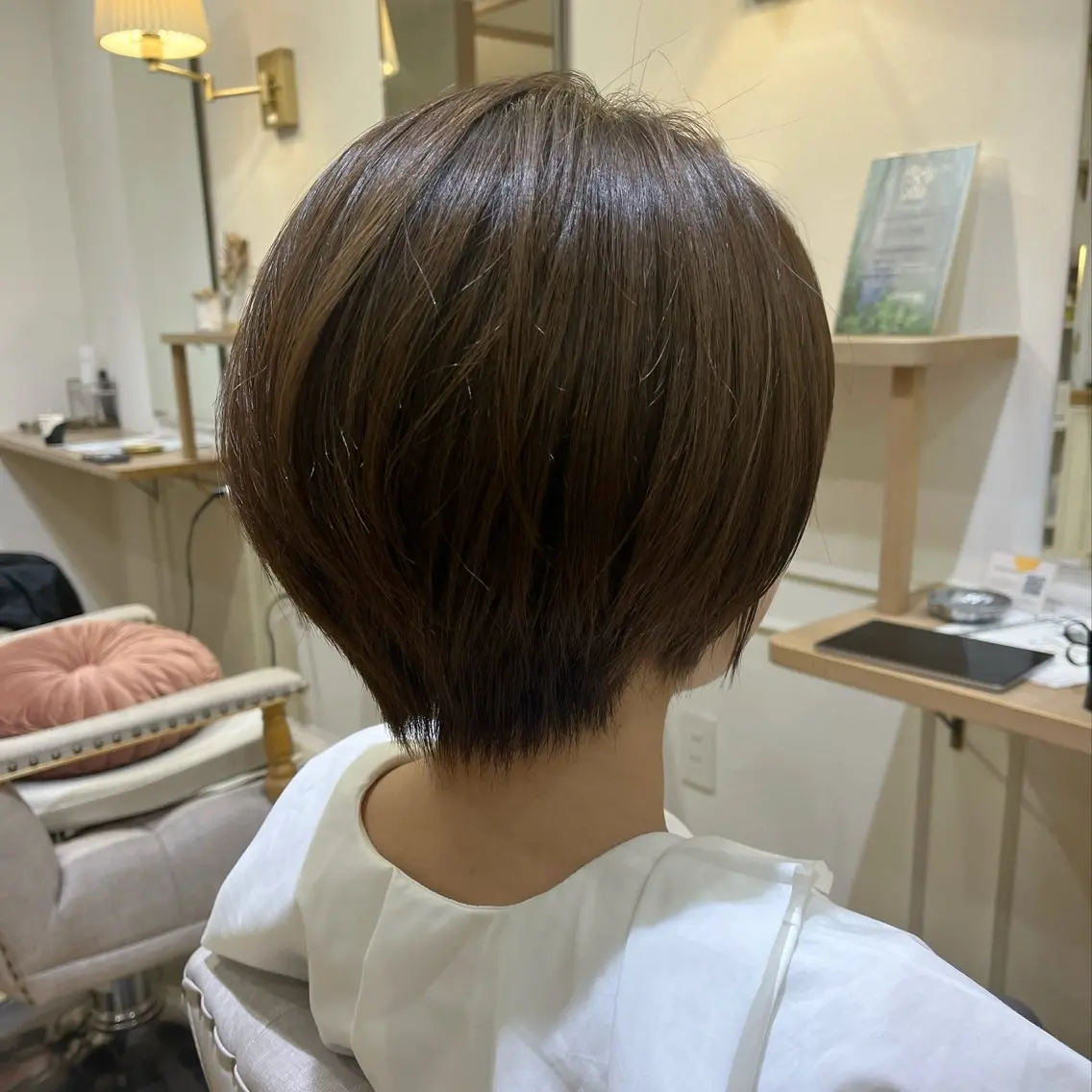 ショート カット ヘアカラー 韓国ﾍｱ&ｼｮｰﾄ ボブ💜桑原のヘアスタイル
