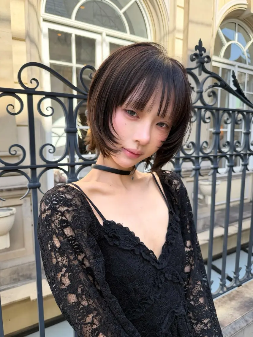 ショート カット トリートメント RiA/レイヤーカッ ト/ハッシュカットのヘアスタイル