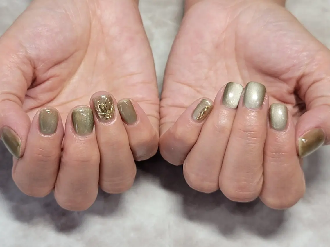 ネイル マグネットネイル ネイル&巻き爪サロン 　AKnailのネイルデザイン