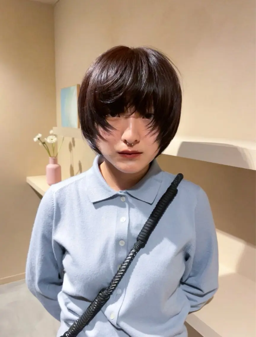 🚶‍♂️‍➡️⭐️髪質改善ワンカラー+1stepトリートメントの写真