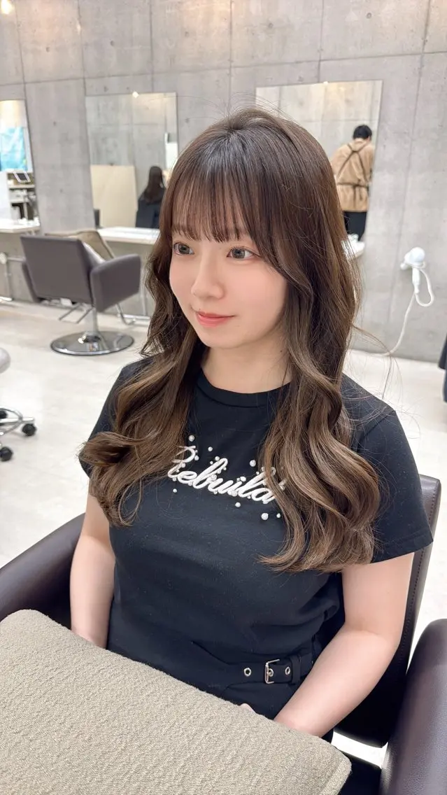 ロング カラー うる艶ヘア♡韓国好き 透明感　shotaのヘアスタイル