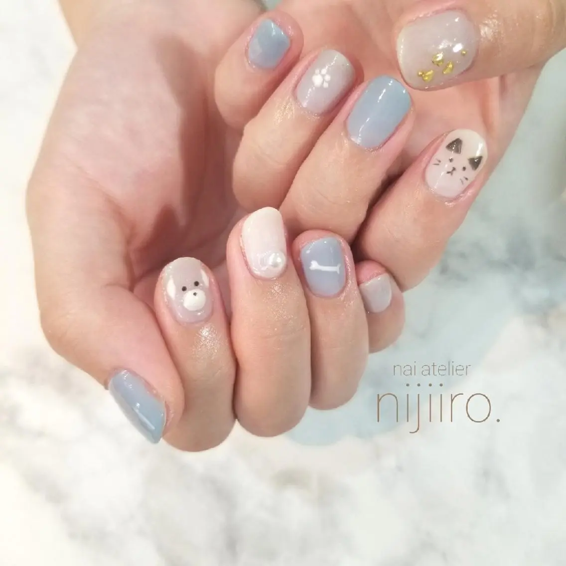 ネイル ハンドネイル nijiiro🌈 サトウのネイルデザイン