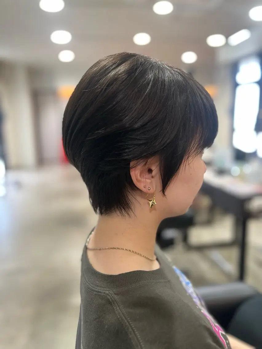 ショート ハンサムショート ショートヘア 大貫 遥菜のヘアスタイル