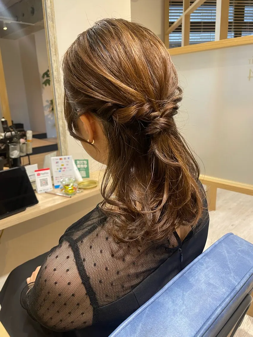 セミロング ヘアセット Connect Rumiのヘアスタイル