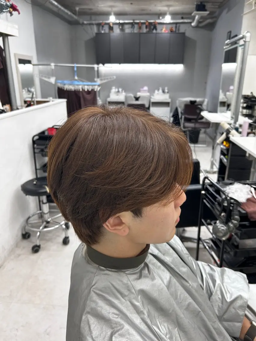 カラー ブラウンカラー 椎根 榊のヘアスタイル