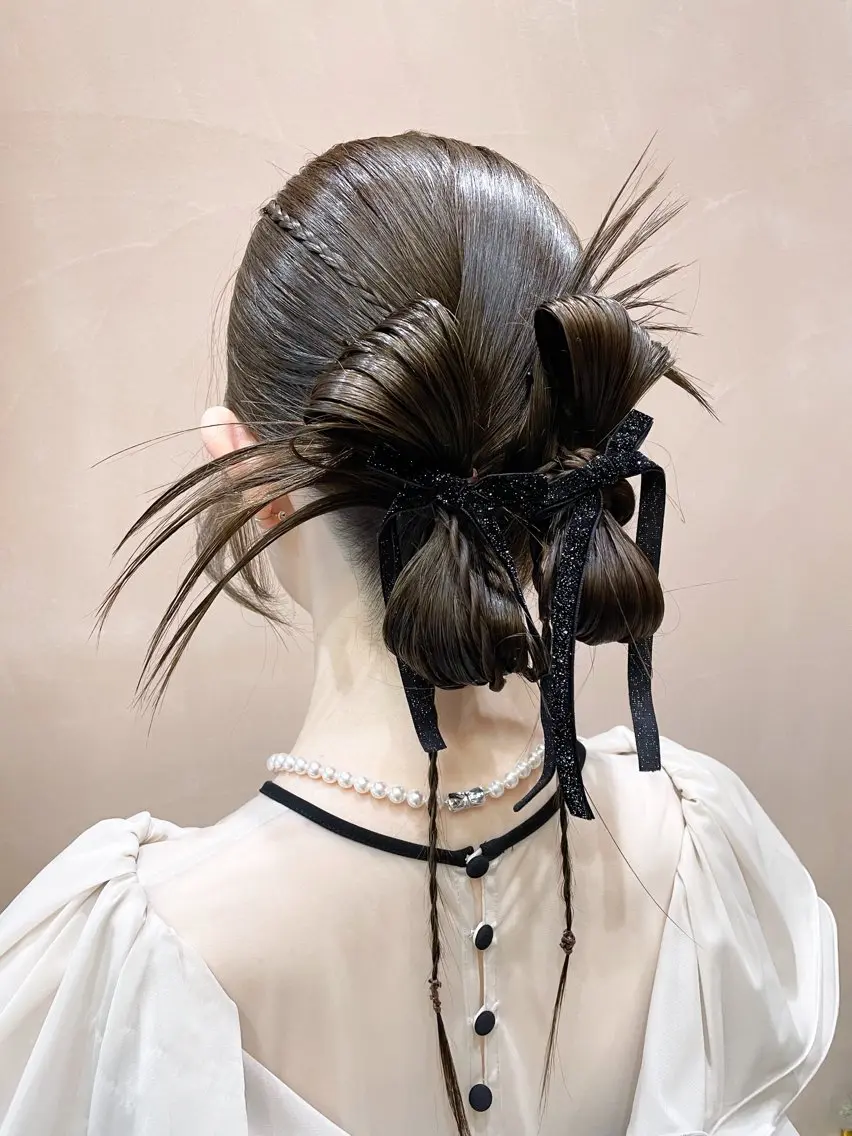 【セット】結婚式.二次会お呼ばれヘアセットの写真