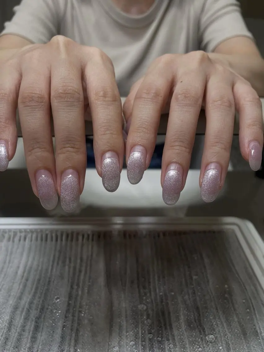 ネイル オーロラネイル マグネットネイル ミラーネイル ニュアンスネイル m.nail salonのネイルデザイン
