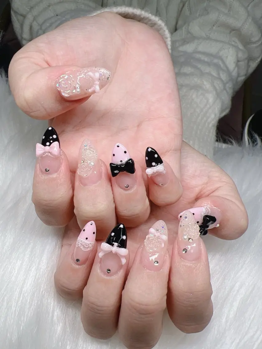 ネイル ハンドネイル Lee Nails チップ長さだし専門店のネイルデザイン